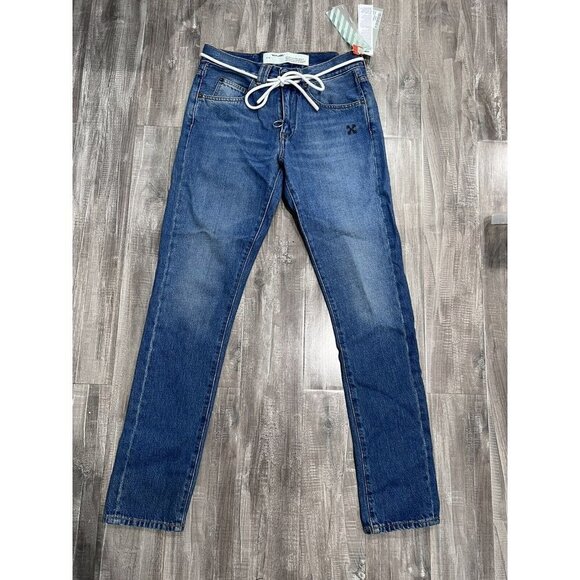 Off-White Diag Slim Regular Jeans 'Bleach' men size 29 - Picture 2 of 12